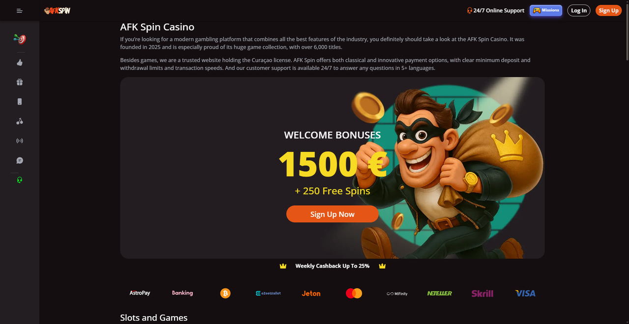 AFKSpin Casino - Recenzie Completă 2026 Casino